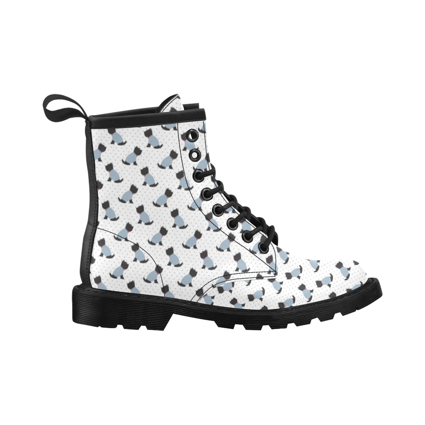 Scottish Terriers Print Design LKS3013 Women's Boots