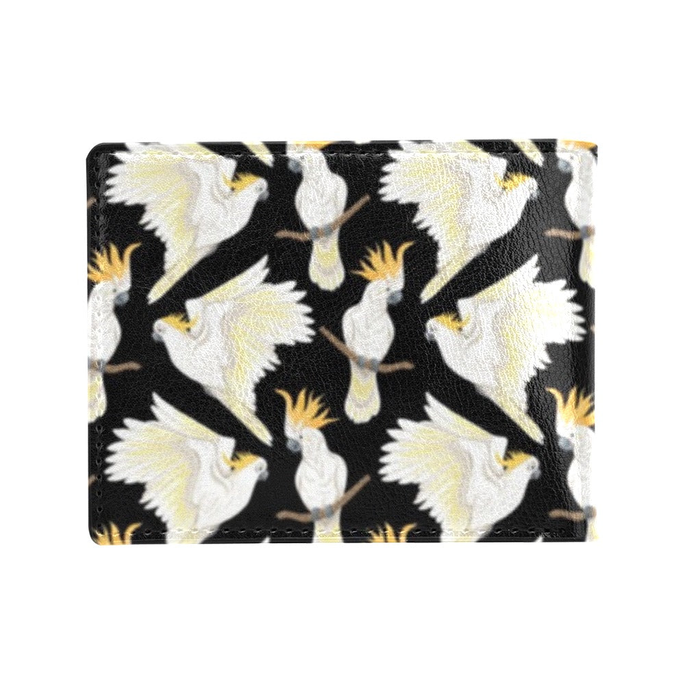 Cockatoo Print Design LKS402 Men's ID Card Wallet