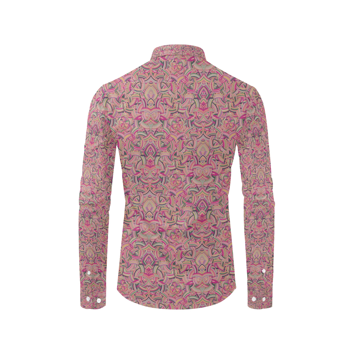 Celtic Pattern Print Design 04 Men's Long Sleeve Shirt