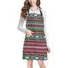 Mexican Pattern Print Design 01 Apron with Pocket