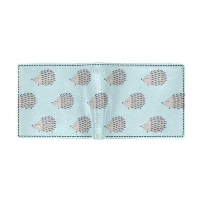 Hedgehog Pattern Print Design 02 Men's ID Card Wallet