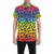 Rainbow Leopard Pattern Print Design A01 Men's Short Sleeve Button Up Shirt