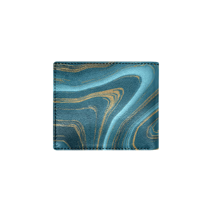 Liquid Pattern Print Design 04 Men's ID Card Wallet
