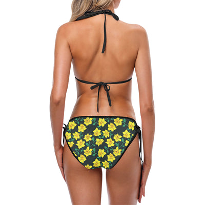 Daffodils Pattern Print Design DF03 Bikini