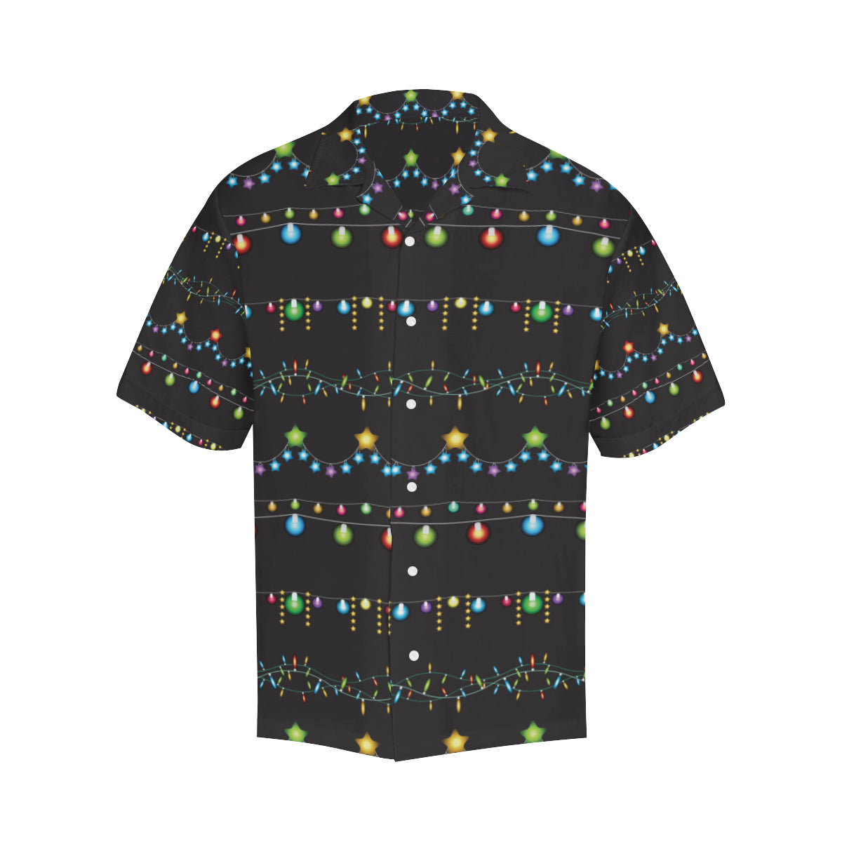 Christmas Light Pattern Print Design 01 Men's Hawaiian Shirt