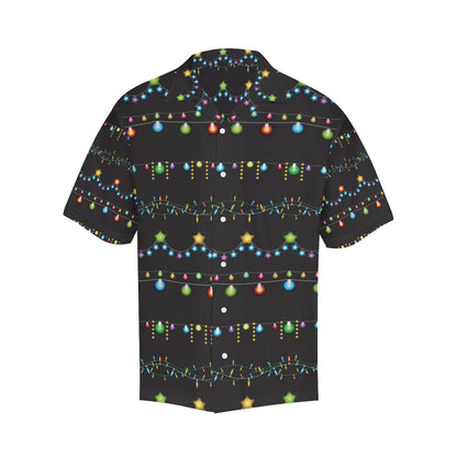 Christmas Light Pattern Print Design 01 Men's Hawaiian Shirt