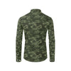 Army Camouflage Pattern Print Design 02 Men's Long Sleeve Shirt