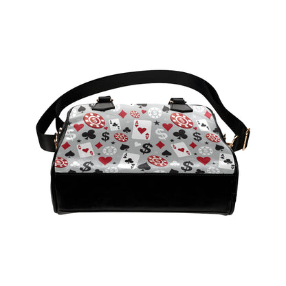 Casino Pattern Print Design 01 Shoulder Handbag