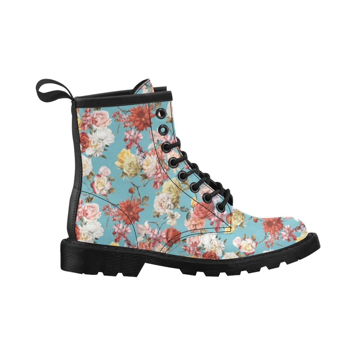 Summer Floral Pattern Print Design SF05 Women's Boots
