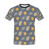 Safari Elephant Lion Print Design LKS303 Men's All Over Print T-shirt