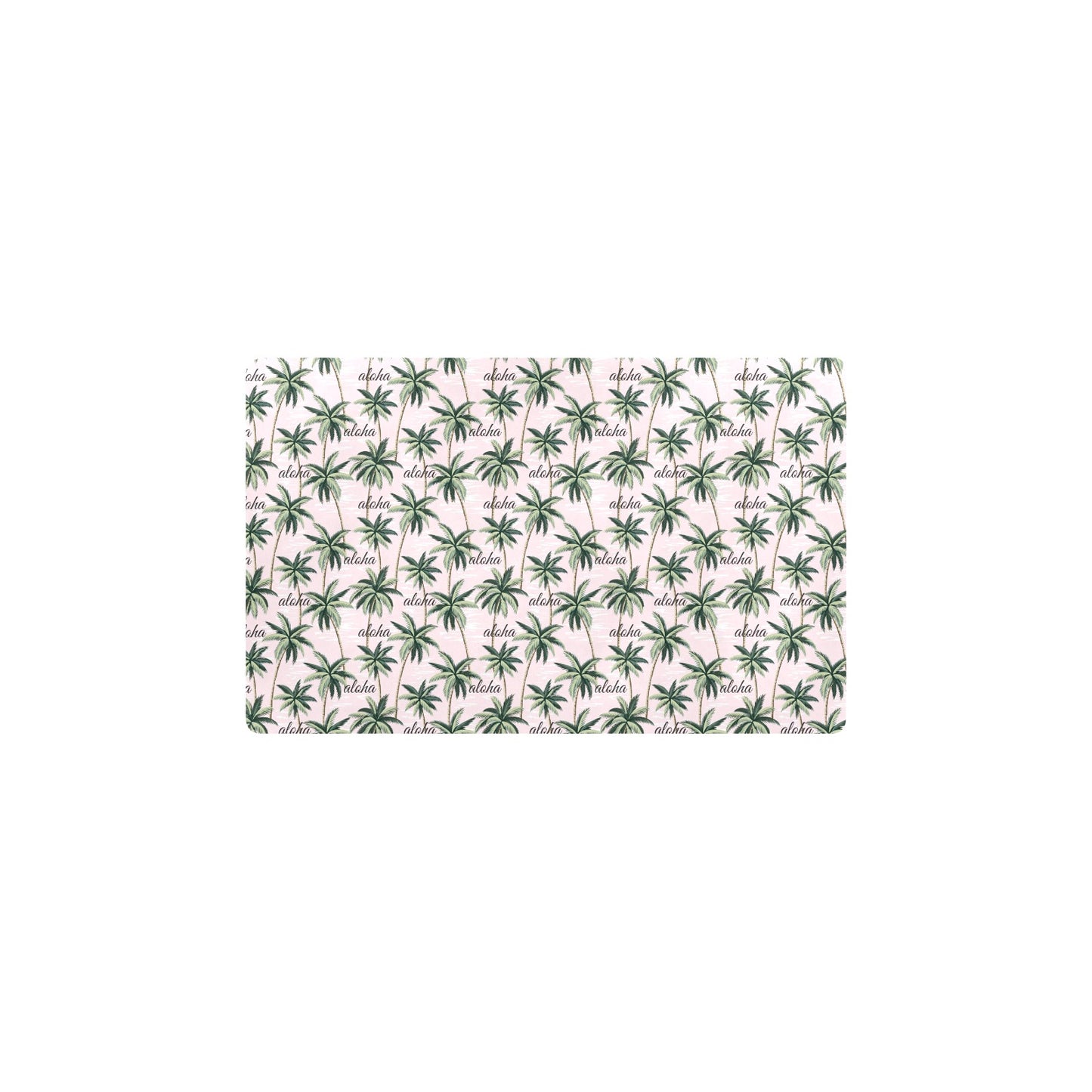 Aloha Beach Pattern Design Themed Print Kitchen Mat