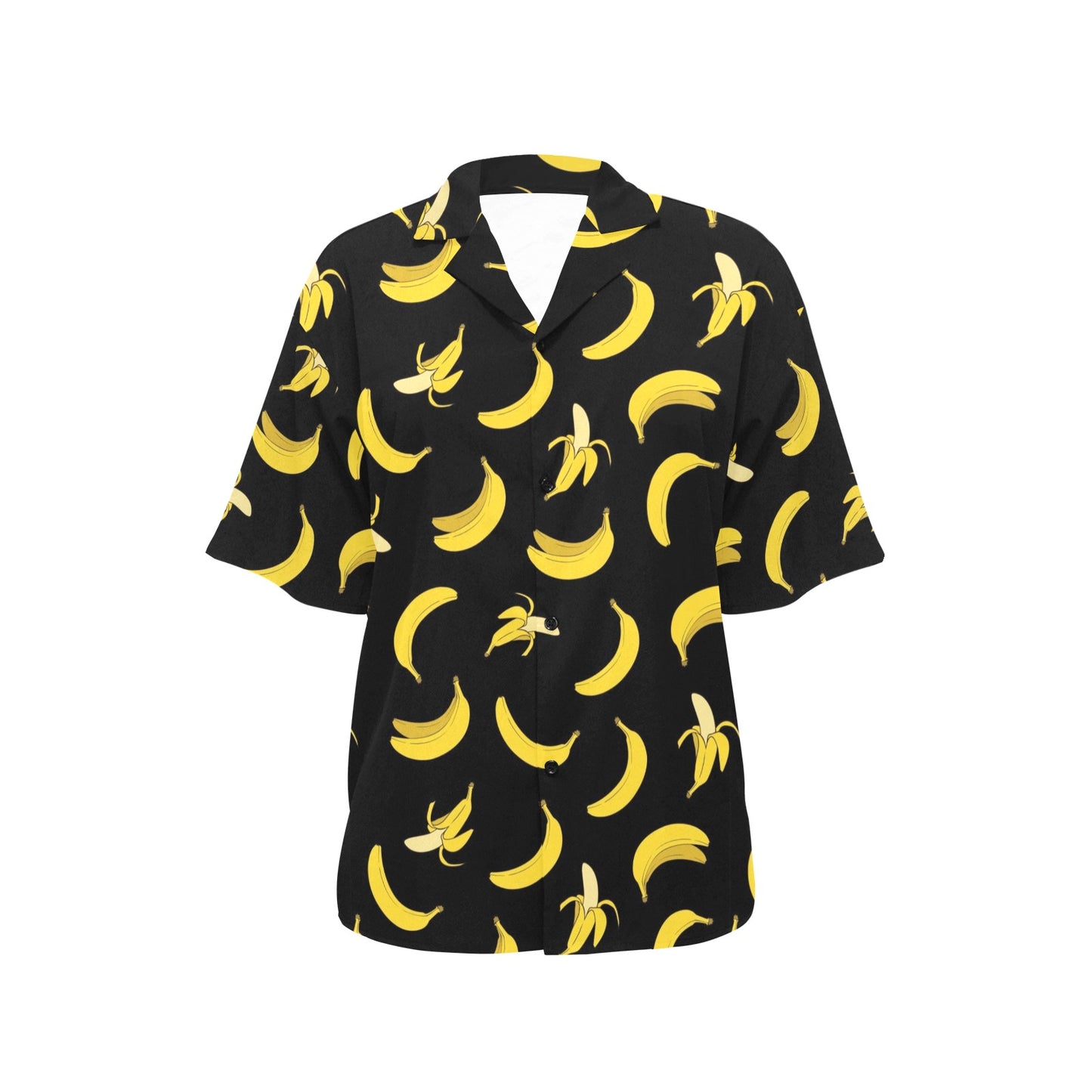 Banana Pattern Print Design BA05 Women's Hawaiian Shirt