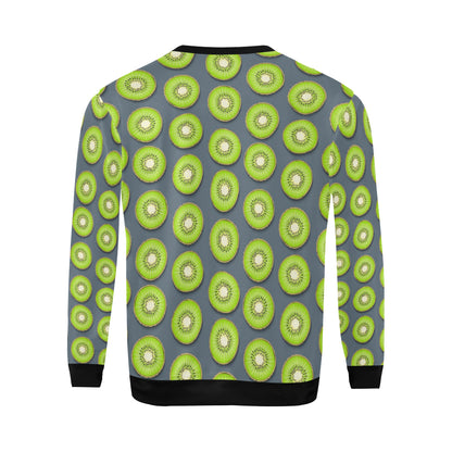 Kiwi Pattern Print Design KW06 Men Long Sleeve Sweatshirt