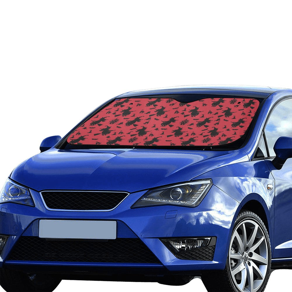 Witch Print Design LKS303 Car front Windshield Sun Shade