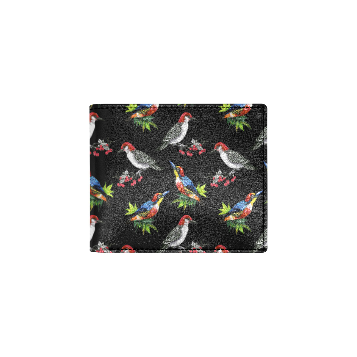 Birds Pattern Print Design 06 Men's ID Card Wallet