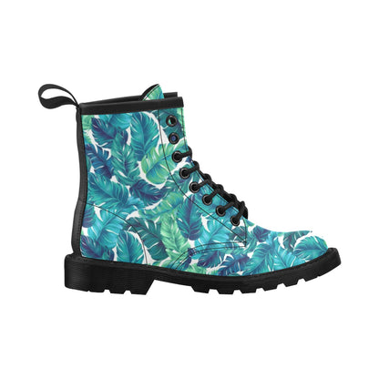 Brightness Tropical Palm Leaves Women's Boots