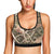 Camouflage Realistic Tree Authumn Print Sports Bra