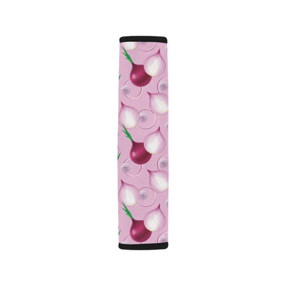 Onion Pattern Print Design A01 Car Seat Belt Cover