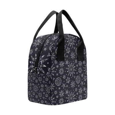 Sun Moon Pattern Insulated Lunch Bag