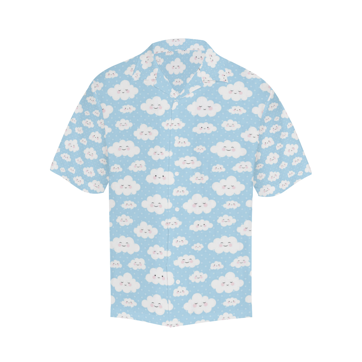 Cloud  Pattern Print Design 02 Men's Hawaiian Shirt