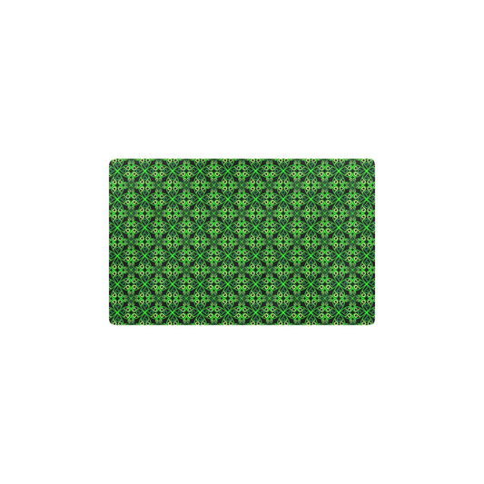 Celtic Green Neon Design Kitchen Mat