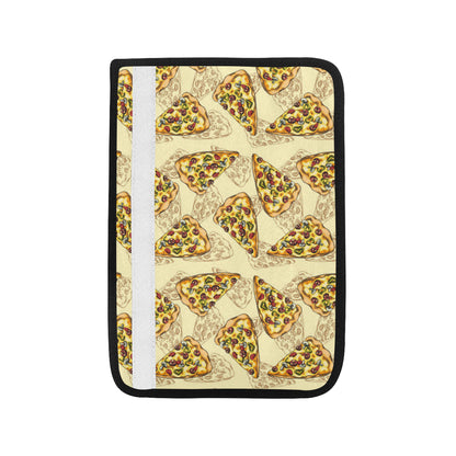 Pizza Pattern Print Design A01 Car Seat Belt Cover