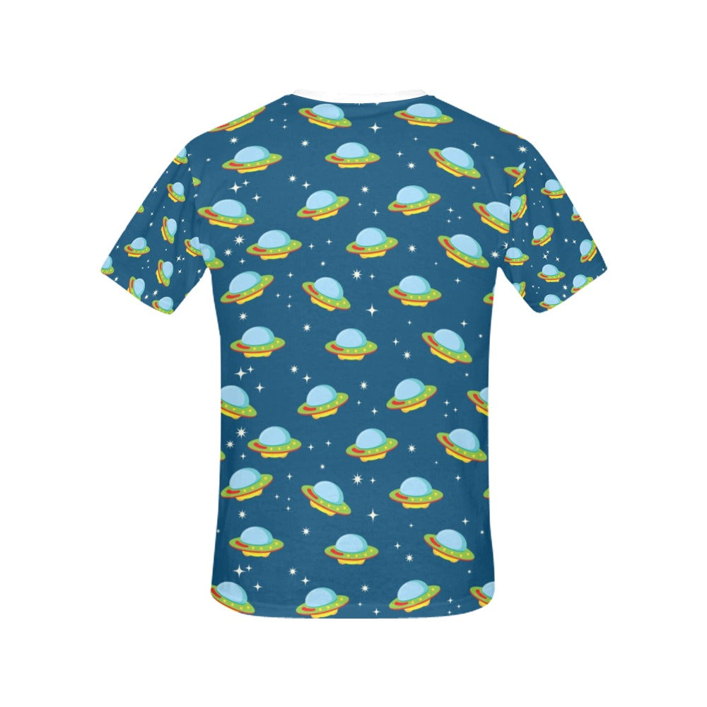UFO Print Design LKS305 Women's  T-shirt