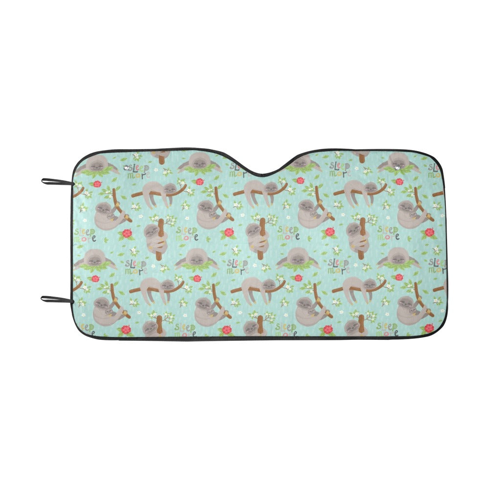 Sloth Print Design LKS305 Car front Windshield Sun Shade