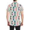 Aloha Hawaii Surfboard Pattern Print Design 02 Men's Short Sleeve Button Up Shirt