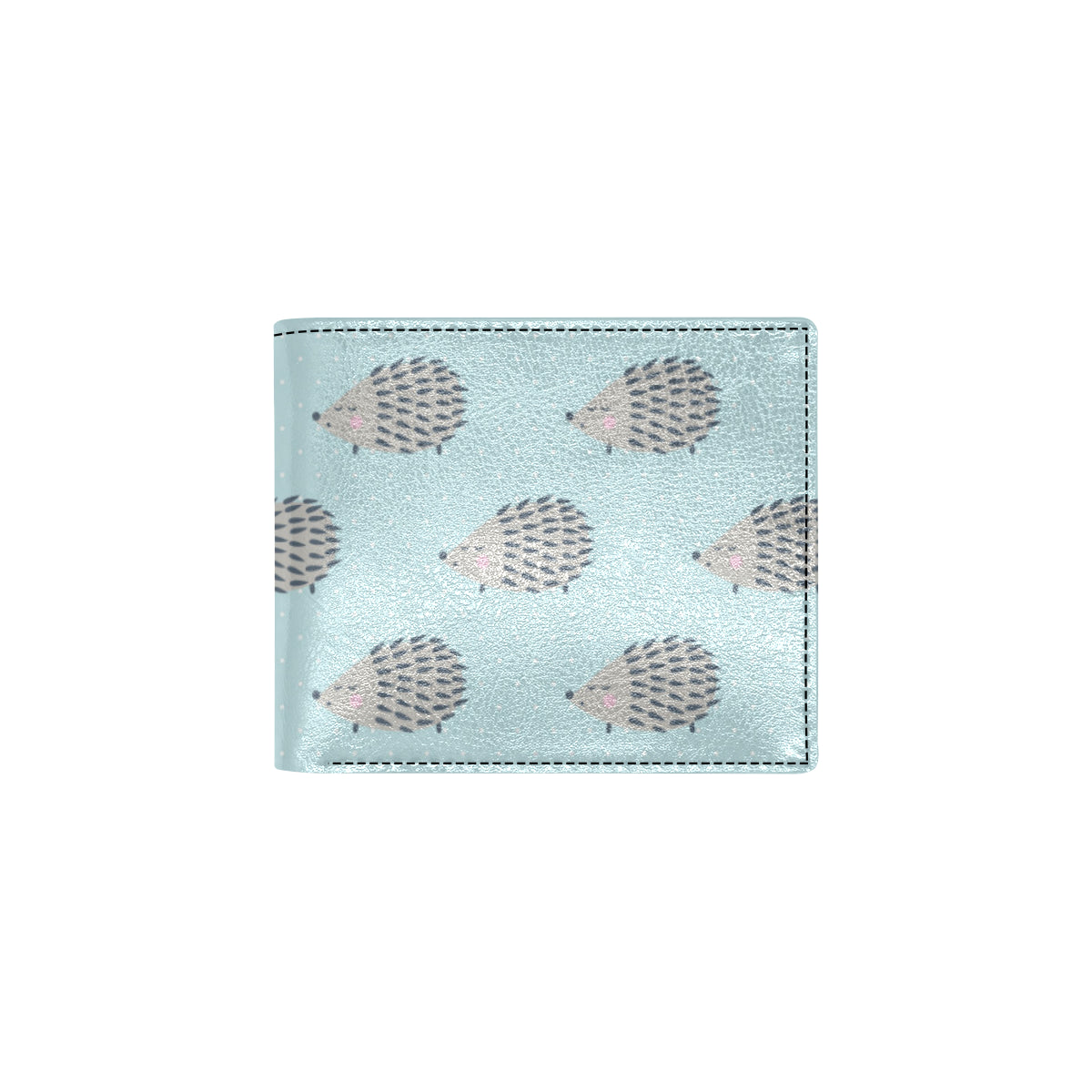 Hedgehog Pattern Print Design 02 Men's ID Card Wallet