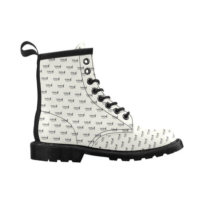 Trumpet Pattern Themed Print Women's Boots