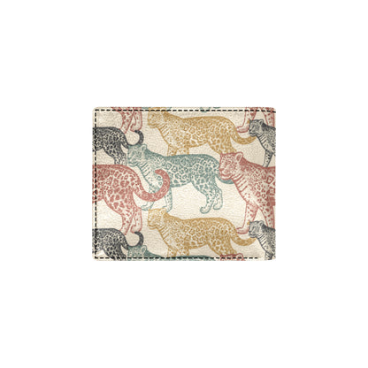 Jaguar Pattern Print Design 01 Men's ID Card Wallet