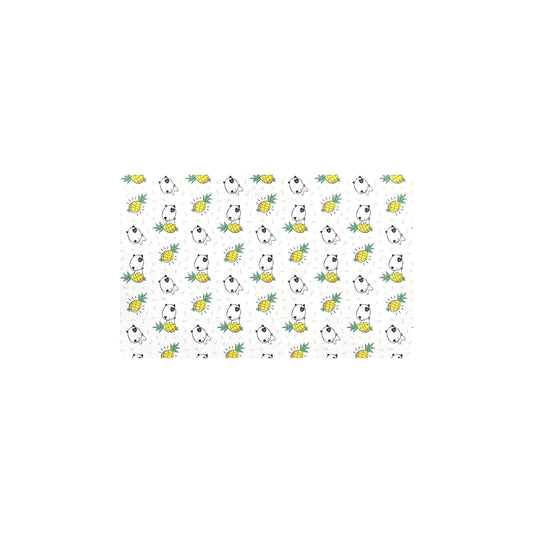Bull Terriers Pattern Print Design 05 Kitchen Mat