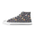 Dragonfly Print Design LKS404 High Top Women's White Shoes