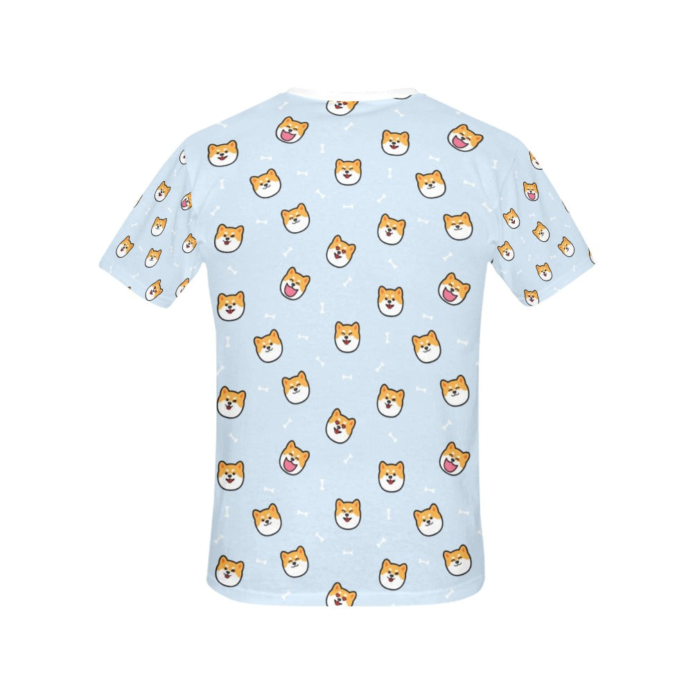 Shiba Inu Print Design LKS3012 Women's  T-shirt