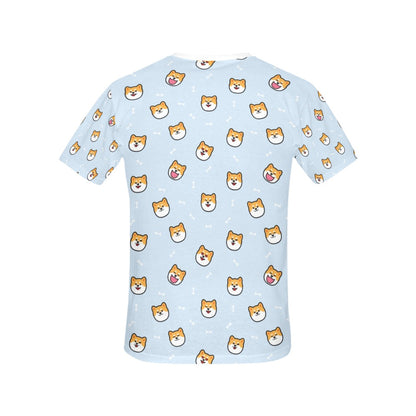 Shiba Inu Print Design LKS3012 Women's  T-shirt