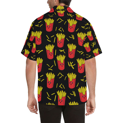 French Fried Pattern Print Design 03 Men's Hawaiian Shirt