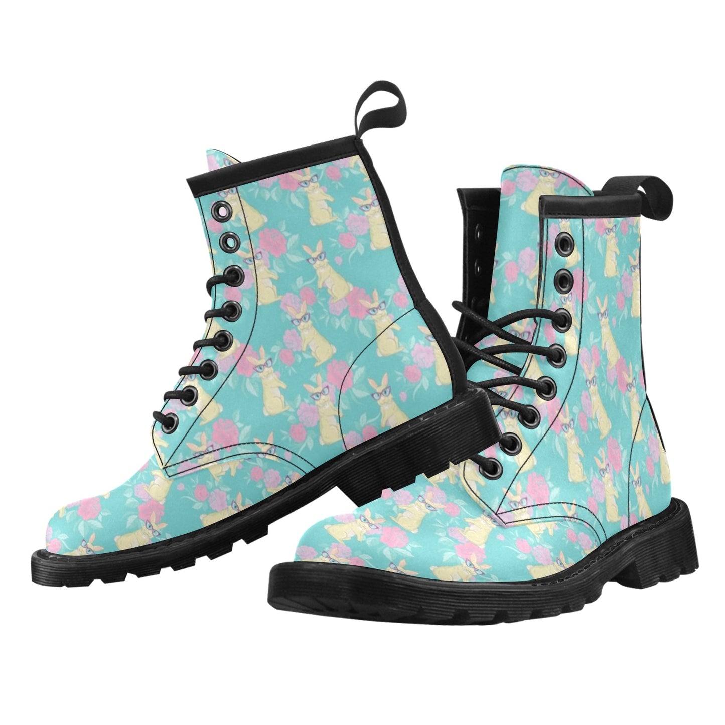 Rabbit Pattern Print Design RB05 Women's Boots