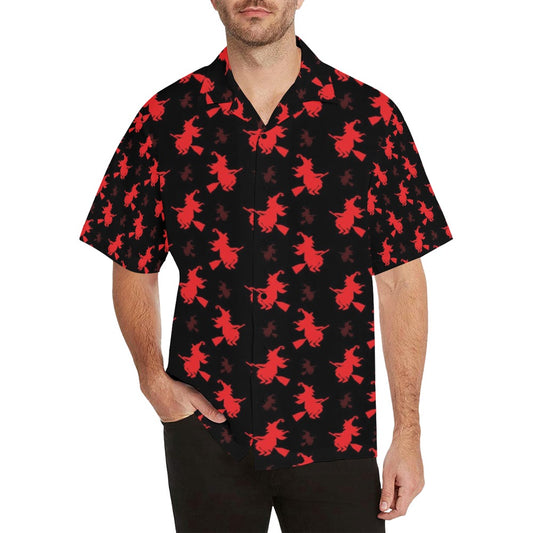 Witch Print Design LKS308 Men's Hawaiian Shirt