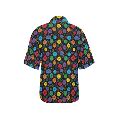 Chakra Pattern Print Design 01 Women's Hawaiian Shirt