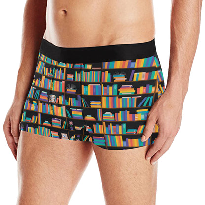 Book Pattern Print Design 05 Men's Boxer Briefs