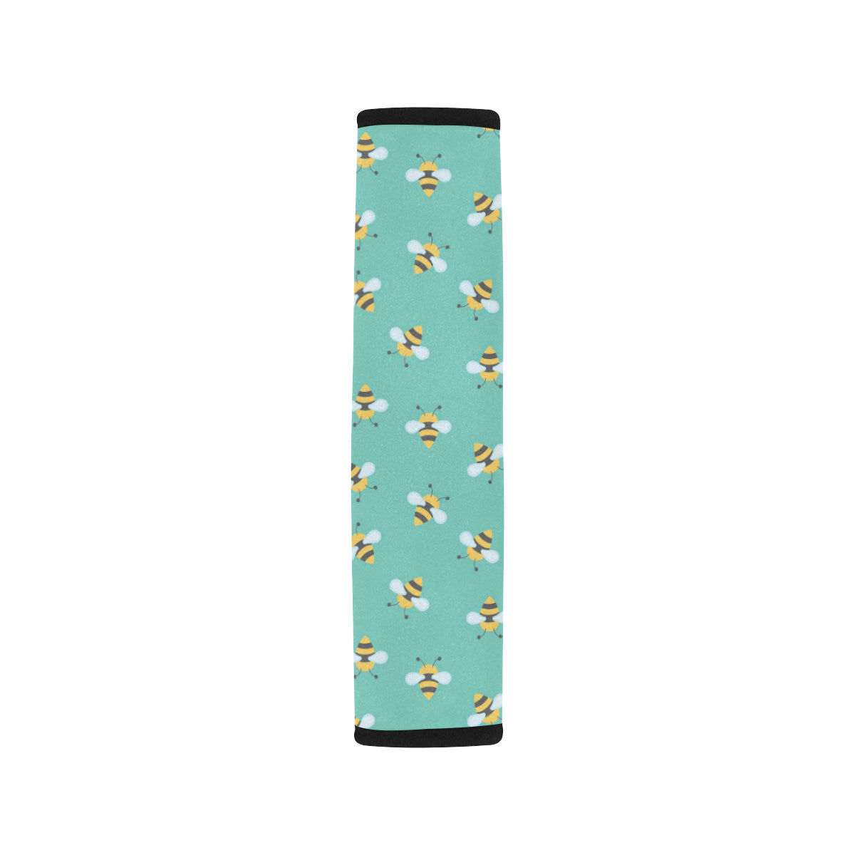 Bee Pattern Print Design 01 Car Seat Belt Cover