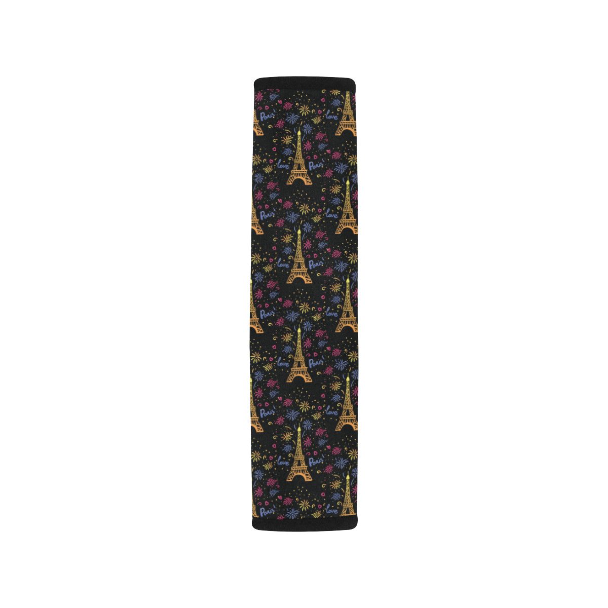 Eiffel Tower Love Paris Print Car Seat Belt Cover