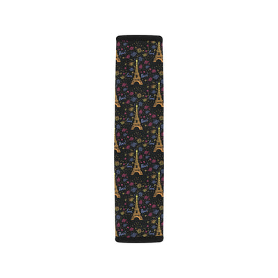 Eiffel Tower Love Paris Print Car Seat Belt Cover