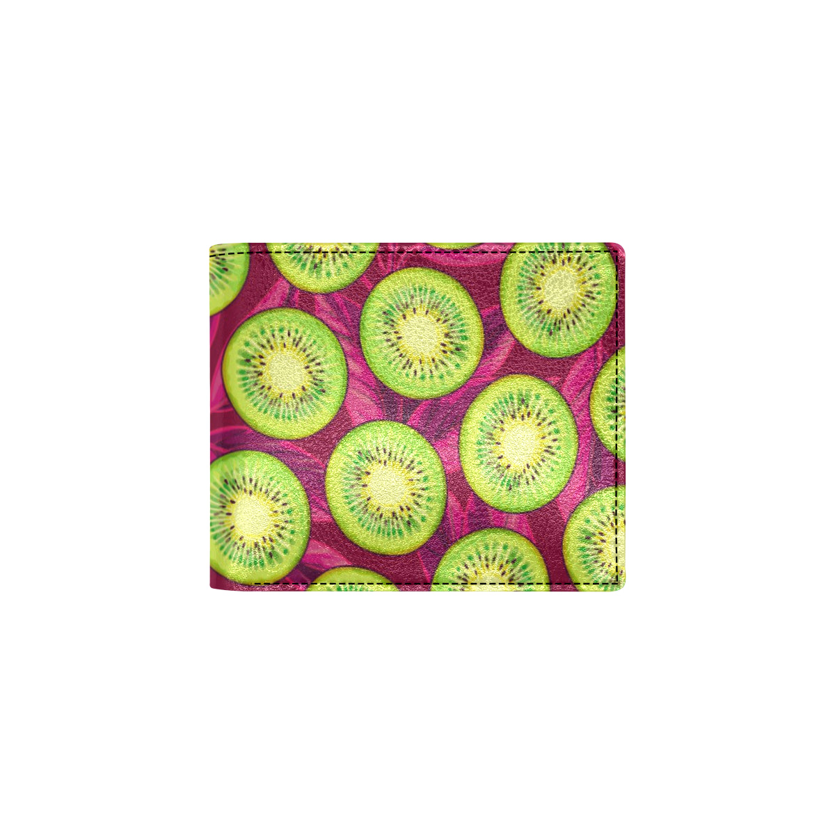Kiwi Pattern Print Design KW05 Men's ID Card Wallet