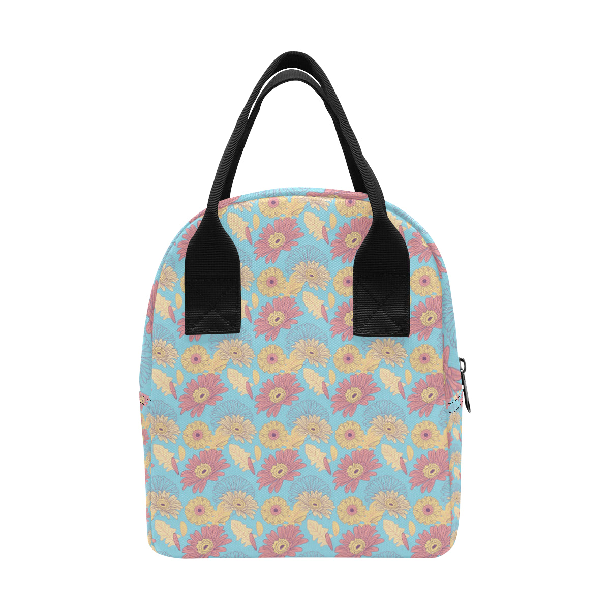 Gerberas Pattern Print Design GB04 Insulated Lunch Bag