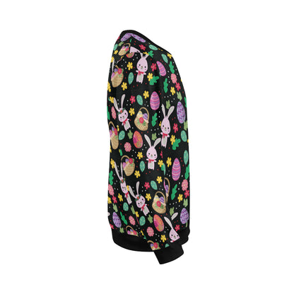 Easter Eggs Pattern Print Design RB05 Men Long Sleeve Sweatshirt