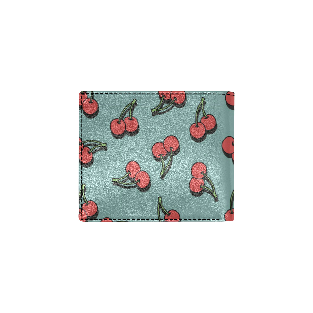 Cherry Pattern Print Design CH03 Men's ID Card Wallet