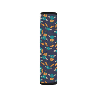Bat Pattern Print Design 07 Car Seat Belt Cover