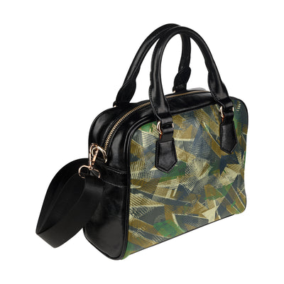 Military Camouflage Pattern Print Design 01 Shoulder Handbag